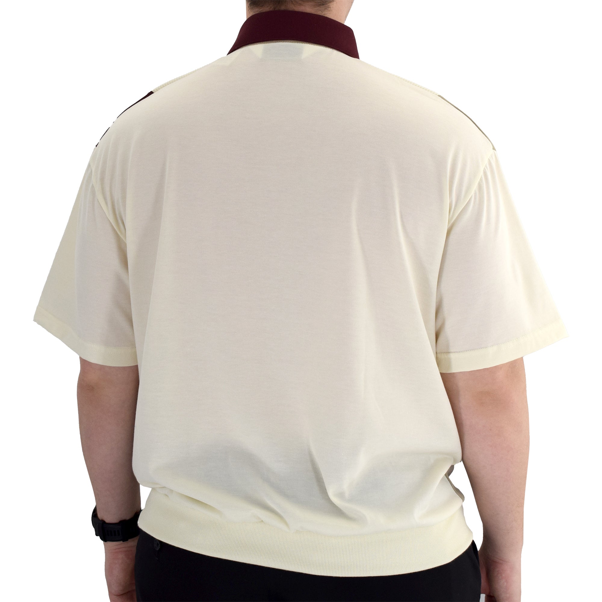 Classics By Palmland Knit Banded Bottom Shirt - 6010-121 Burgundy - bandedbottom