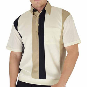 Classics By Palmland Knit Banded Bottom Shirt - 6010-121 Taupe - theflagshirt