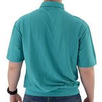Load image into Gallery viewer, Big and Tall Tone on Tone Textured Knit Short Sleeve Banded Bottom Shirt - 6010-16BT Jade - theflagshirt
