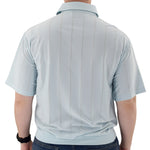 Load image into Gallery viewer, Big and Tall Tone on Tone Textured Knit Short Sleeve Banded Bottom Shirt - 6010-16BT - Light Blue - theflagshirt
