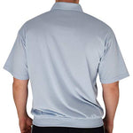 Load image into Gallery viewer, Classics by Palmland Big and Tall Short Sleeve Banded Bottom Shirt 6010-656BT Light Blue - theflagshirt
