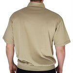 Load image into Gallery viewer, Classics by Palmland Two Pocket Knit Short Sleeve Banded Bottom Shirt  6010-656 Taupe - theflagshirt
