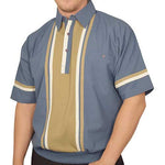 Load image into Gallery viewer, LD Sport Short Sleeve Banded Bottom Polo Shirt Marine - theflagshirt
