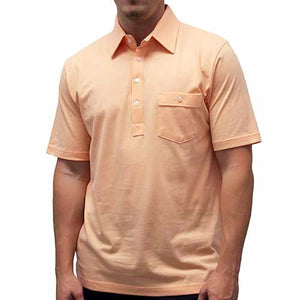 Palmland Solid Textured Short Sleeve Knit - theflagshirt