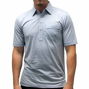 Palmland Solid Textured Short Sleeve Knit - theflagshirt