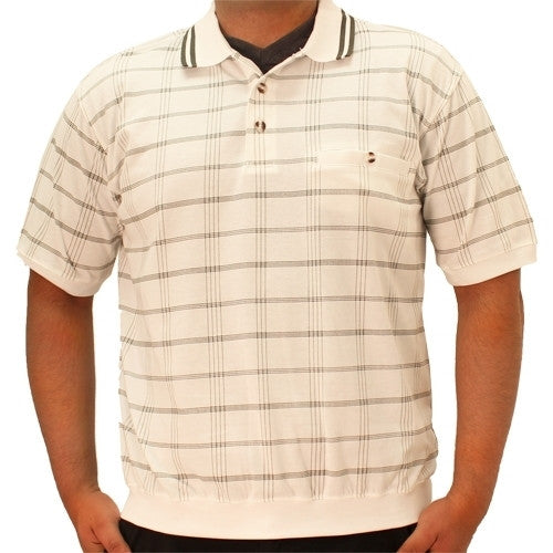 Safe Harbor Short Sleeve Banded Bottom Shirt - 6070-221 Big and Tall White - theflagshirt