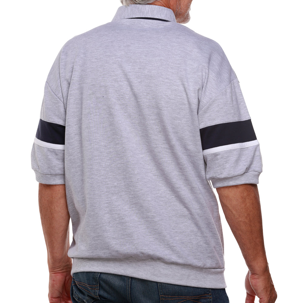 Classics by Palmland Vertical Stripe Banded Bottom Shirt 6090-262B 