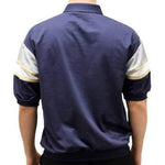Load image into Gallery viewer, Classics By Palmland S/S Horizontal Pieced Banded Bottom BL20-6090BT-628 Navy - theflagshirt
