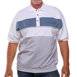 Load image into Gallery viewer, Classics by Palmland Horizontal French Terry knit Banded Bottom Shirt 6090-BL2 White
