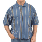 Load image into Gallery viewer, Classics by Palmland  Big and Tall Short Sleeve Polo Shirt 6090-V1 Blue
