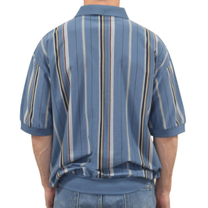 Classics by Palmland  Big and Tall Short Sleeve Polo Shirt 6090-V1 Blue