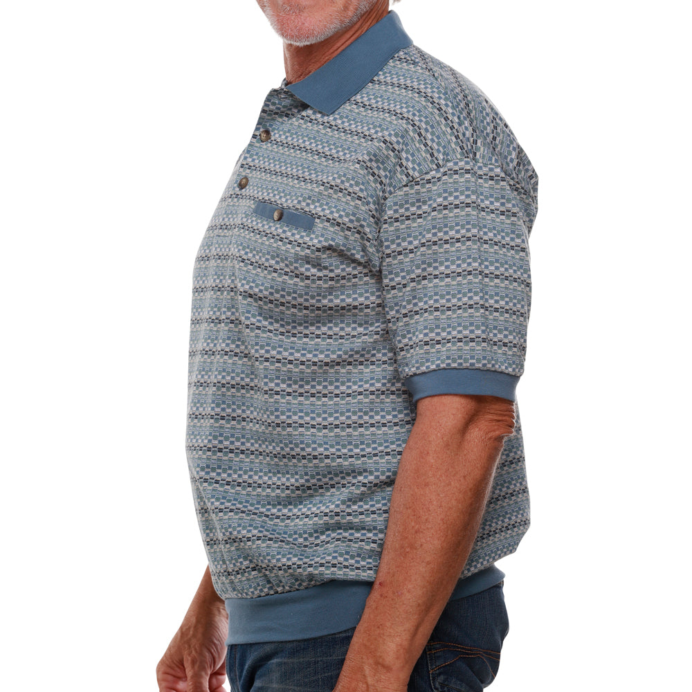 Classics by Palmland Short Sleeve Polo Shirt Marine - Big and Tall 6091-101