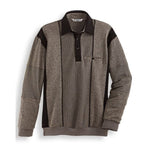 Load image into Gallery viewer, Classics by Palmland Big and Tall Banded Bottom Shirt 6094-165B Taupe
