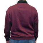 Load image into Gallery viewer, Classics by Palmland Two Tone Banded Bottom Shirt 6094-165BBT Wine
