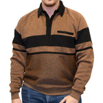 Load image into Gallery viewer, Classics by Palmland Two Tone Banded Bottom Shirt 6094-169B Bronze

