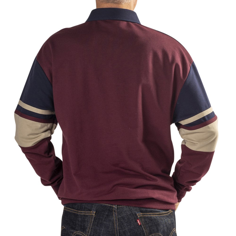 Classics by Palmland Horizontal Stripes Long Sleeve Banded Bottom Shirt
