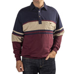 Load image into Gallery viewer, Classics by Palmland Horizontal Stripes Long Sleeve Banded Bottom Shirt
