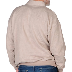 LD Sport L/S Solid Textured Banded Bottom - 6094-950 - Taupe