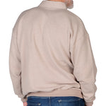 Load image into Gallery viewer, LD Sport L/S Solid Textured Banded Bottom - 6094-950 - Taupe - Big and Tall
