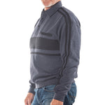 Load image into Gallery viewer, Classics by Palmland Horizontal Stripe Long Sleeve Banded Bottom Shirt
