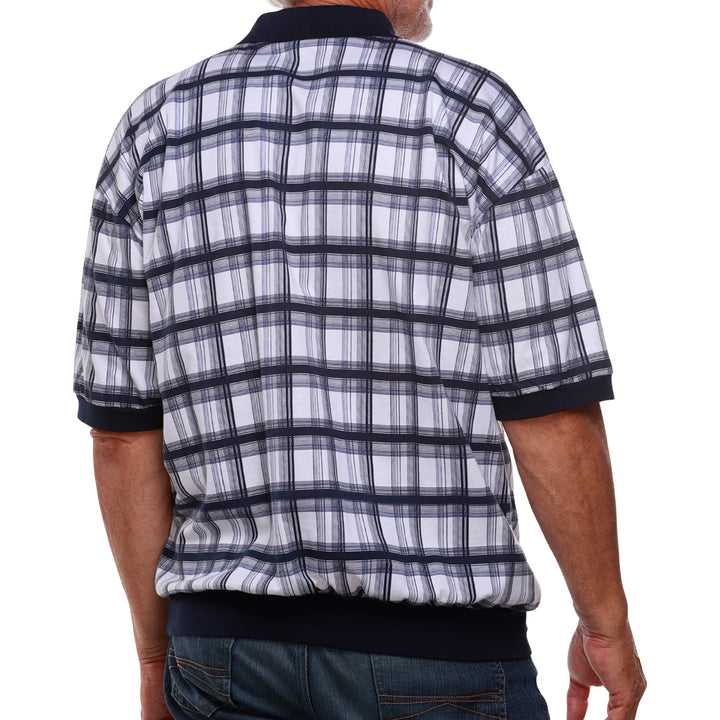 Classics by Palmland Big and Tall Short Sleeve Polo Shirt 6190-315 Navy