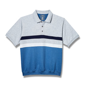 Classics by Palmland Short Sleeve Polo Shirt - 6190-326 Grey Heather - theflagshirt
