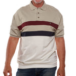Load image into Gallery viewer, Classics by Palmland Short Sleeve Polo Shirt - 6190-326 Taupe
