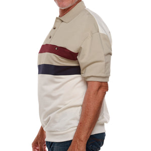 Classics by Palmland Short Sleeve Polo Shirt - 6190-326 Taupe