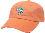 Load image into Gallery viewer, Biscayne Bay Tattered Hat Mango - banded bottom
