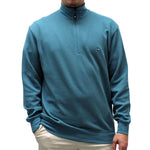 Load image into Gallery viewer, Biscayne Bay L/S Solid Rib Knit Sweater Big and Tall -Teal -7200-605BT - bandedbottom
