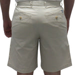 Load image into Gallery viewer, Biscayne Bay Washed Relaxed Fit Twill Shorts Stone - banded bottom
