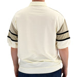 Load image into Gallery viewer, Classics By Palmland S/S Horizontal Pieced Banded Bottom BL20-6090BT-628 Natural - theflagshirt
