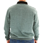 Load image into Gallery viewer, Classics by Palmland Two Tone Banded Bottom Shirt BLF184BT-MOSS - Big and Tall - theflagshirt
