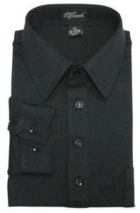 Merola Long Sleeve Pocket Polo Shirt - Black - theflagshirt