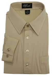 Merola Long Sleeve Pocket Polo Shirt - Tan - theflagshirt