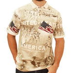 Load image into Gallery viewer, Norman Flag Mens Polo Shirt - The Flag Shirt
