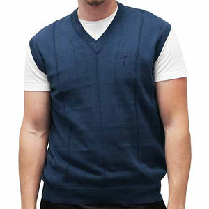 Men's Pullover Vest with embroidery SM103-BB - theflagshirt