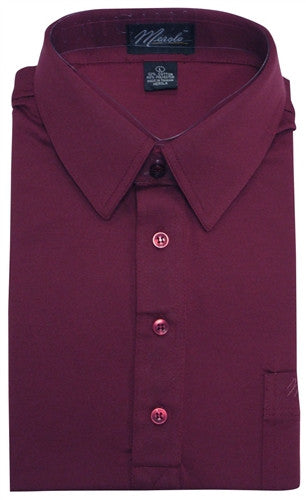 Merola Short Sleeve Pocket Polo Shirt - Burgundy - theflagshirt