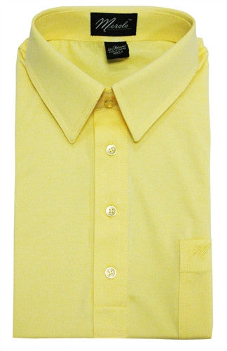 Merola Short Sleeve Pocket Polo Shirt -  Maize - theflagshirt