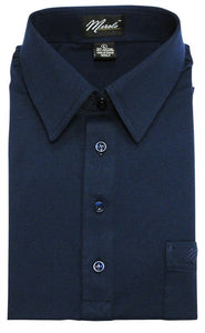 Merola Short Sleeve Pocket Polo Shirt -  Navy - theflagshirt