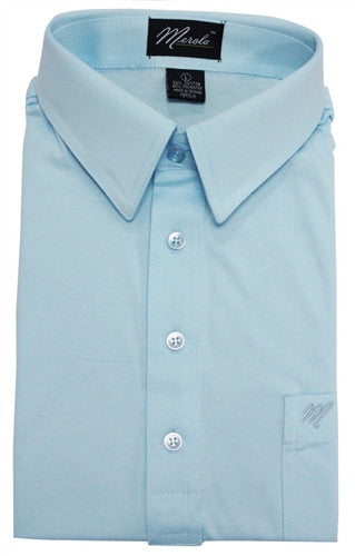 Merola Short Sleeve Pocket Polo Shirt - Sky Blue - theflagshirt