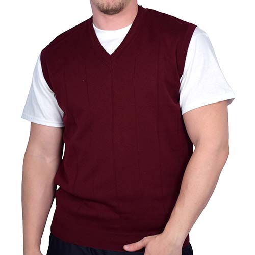 Men's Pullover Vest with embroidery Cotton – bandedbottom