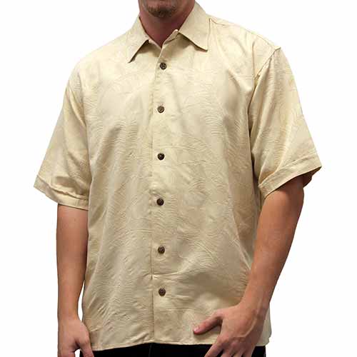 Men's Hawaiian Print Button Down Shirt 449592 - theflagshirt